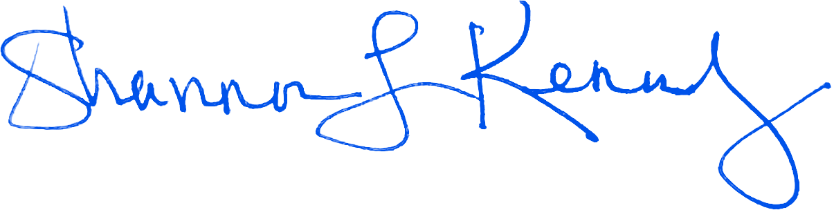 Dr. Shannon L. Kennedy signature